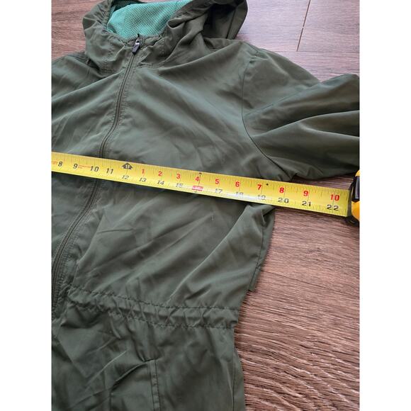Old Navy Active Women’s S Green Hooded Lightweight Windbreaker Jacket Gorpcore - Picture 7 of 8